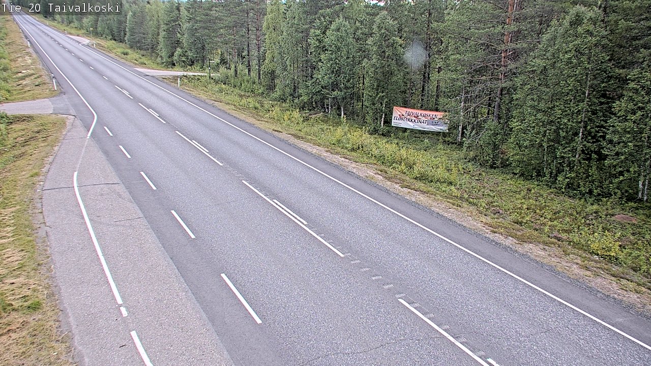 Kelikamerat Kuva Tie 20 Taivalkoski, Taivalkoski, Pohjois-Pohjanmaa