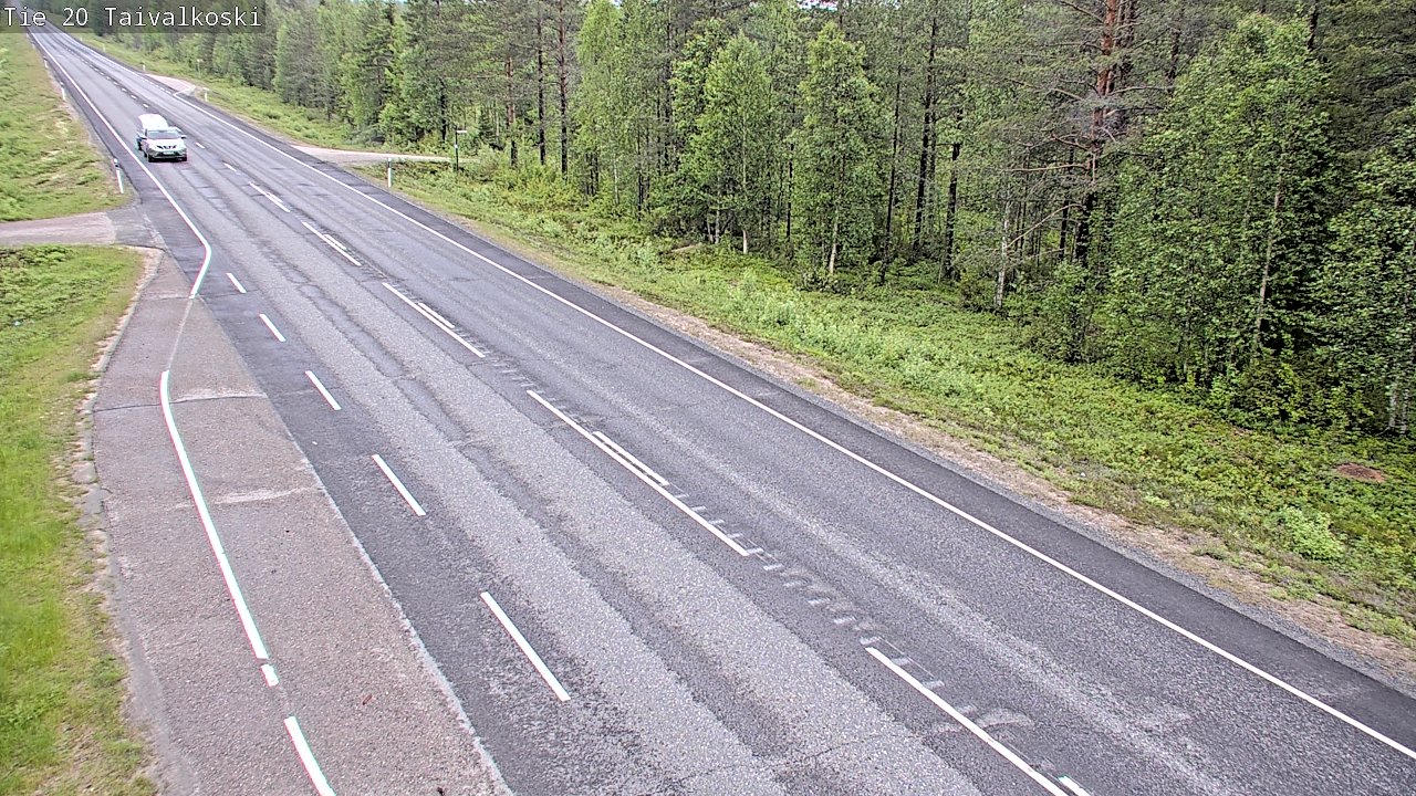 Kelikamerat Kuva Tie 20 Taivalkoski, Taivalkoski, Pohjois-Pohjanmaa