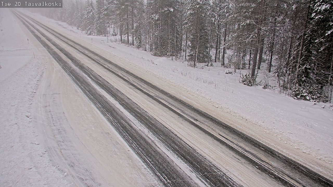 Weather Camera Image Road 20 Taivalkoski, Taivalkoski, Pohjois-Pohjanmaa