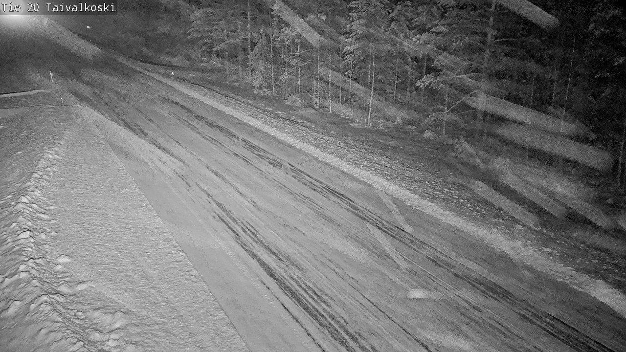 Weather Camera Image Road 20 Taivalkoski, Taivalkoski, Pohjois-Pohjanmaa