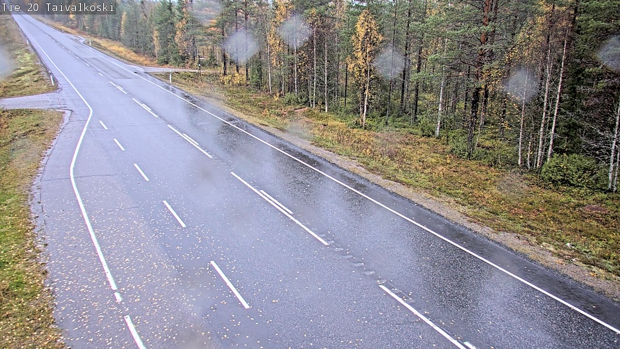 Weather Camera Image Road 20 Taivalkoski, Taivalkoski, Pohjois-Pohjanmaa