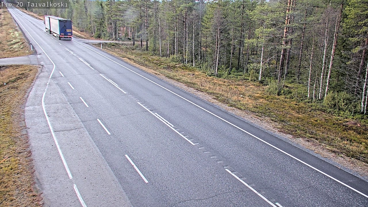 Kelikamerat Kuva Tie 20 Taivalkoski, Taivalkoski, Pohjois-Pohjanmaa