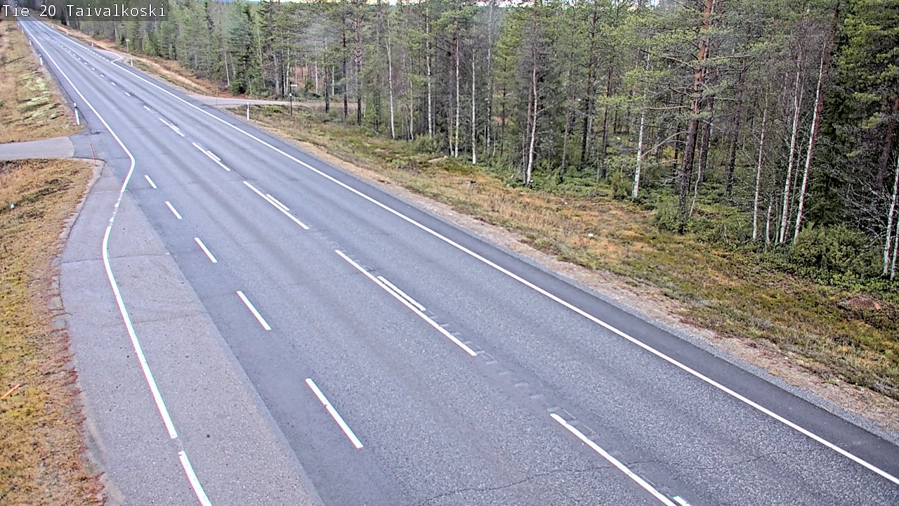 Kelikamerat Kuva Tie 20 Taivalkoski, Taivalkoski, Pohjois-Pohjanmaa