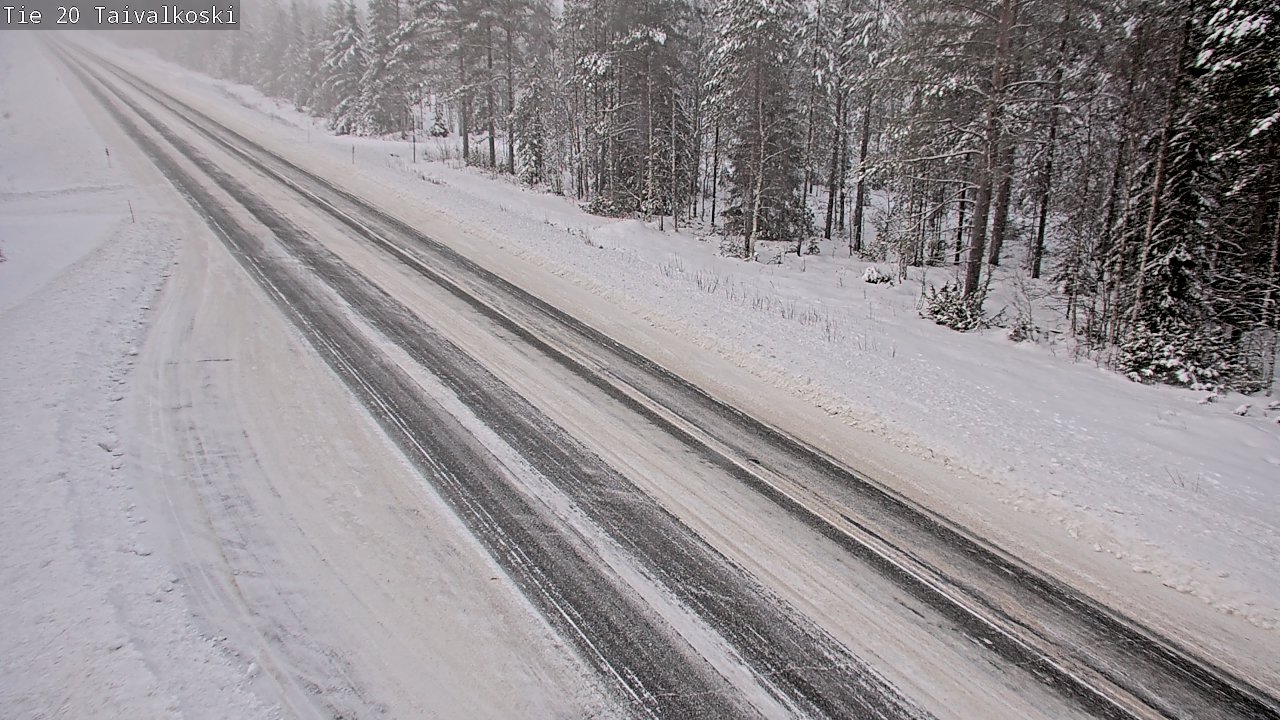 Weather Camera Image Road 20 Taivalkoski, Taivalkoski, Pohjois-Pohjanmaa