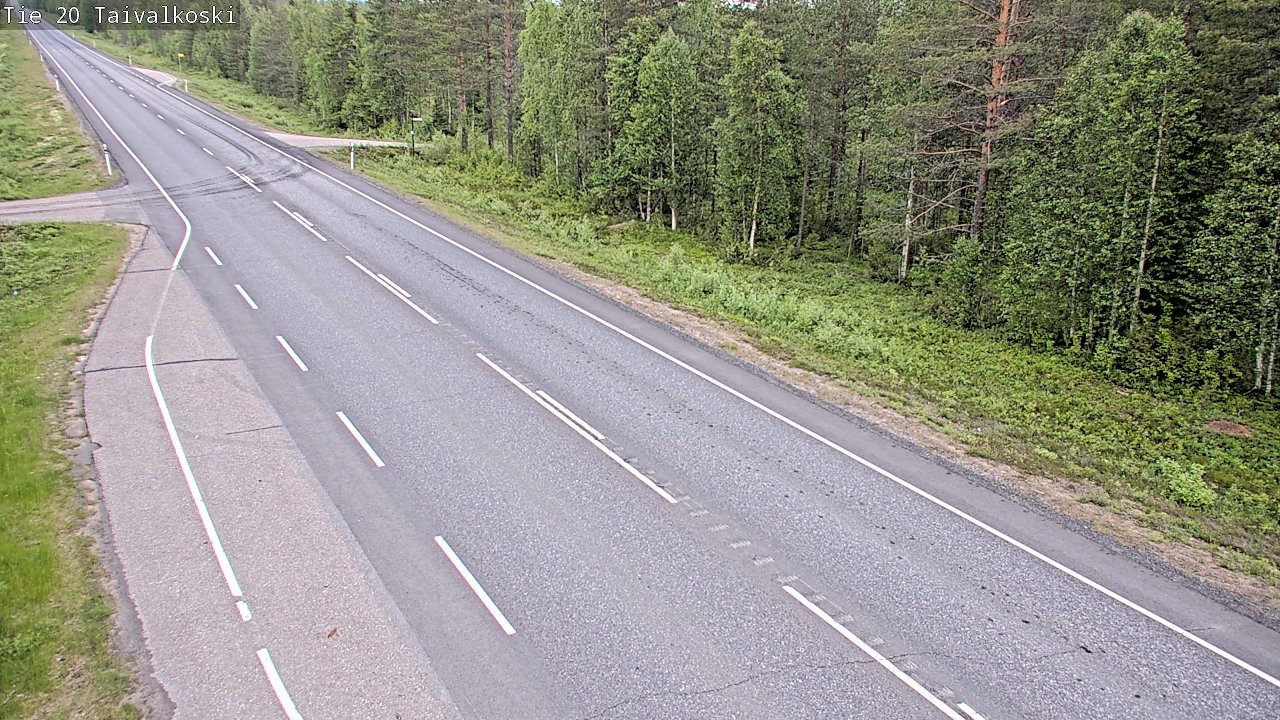 Kelikamerat Kuva Tie 20 Taivalkoski, Taivalkoski, Pohjois-Pohjanmaa