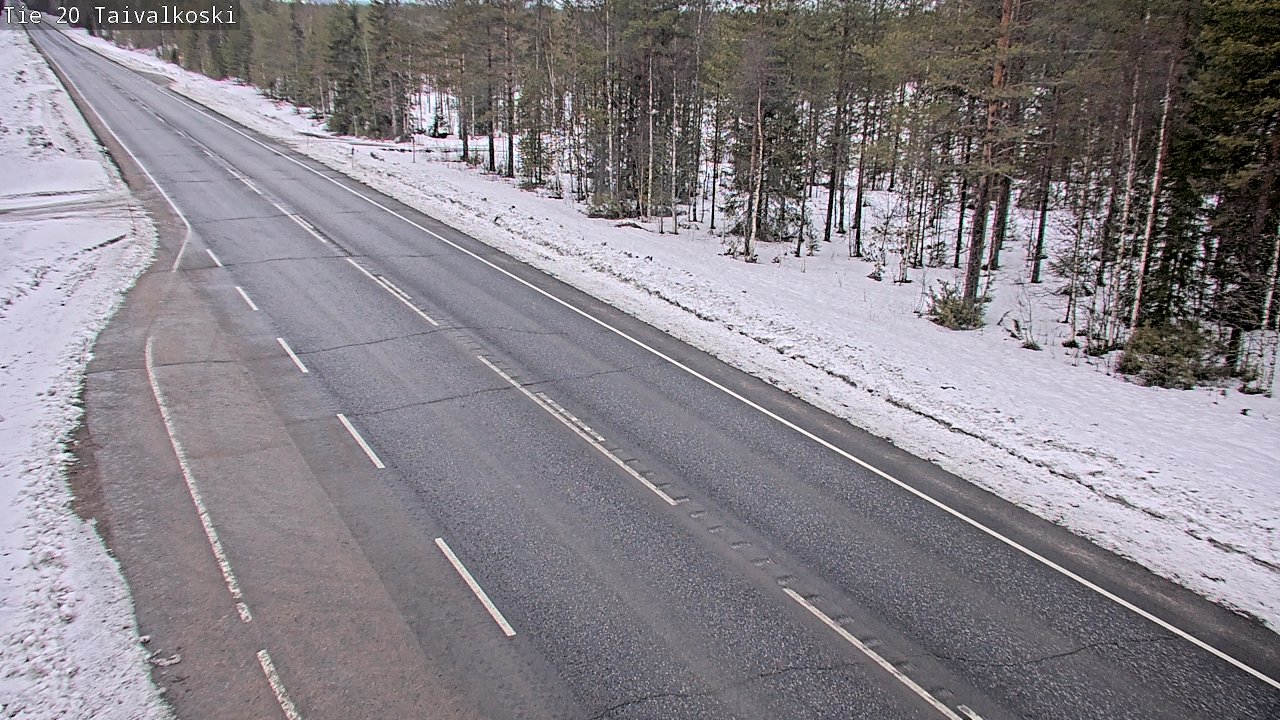 Kelikamerat Kuva Tie 20 Taivalkoski, Taivalkoski, Pohjois-Pohjanmaa