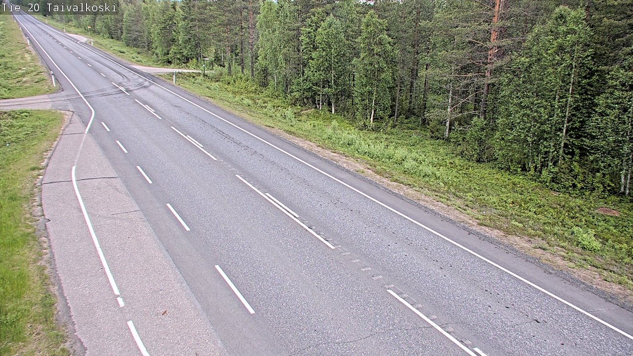 Kelikamerat Kuva Tie 20 Taivalkoski, Taivalkoski, Pohjois-Pohjanmaa