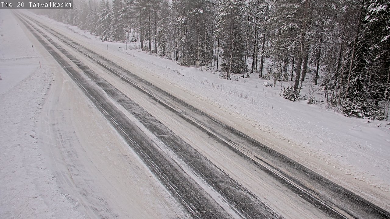 Weather Camera Image Road 20 Taivalkoski, Taivalkoski, Pohjois-Pohjanmaa