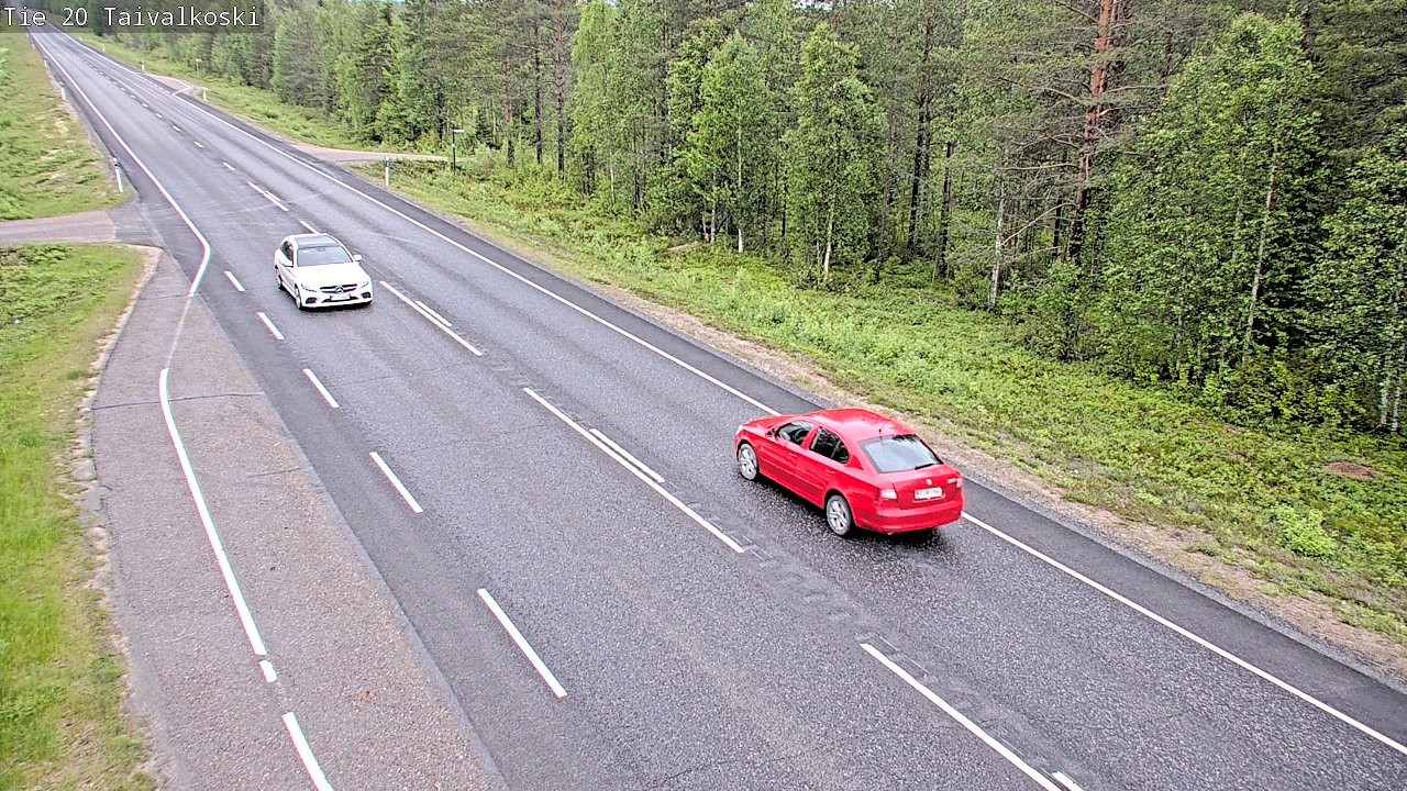 Kelikamerat Kuva Tie 20 Taivalkoski, Taivalkoski, Pohjois-Pohjanmaa