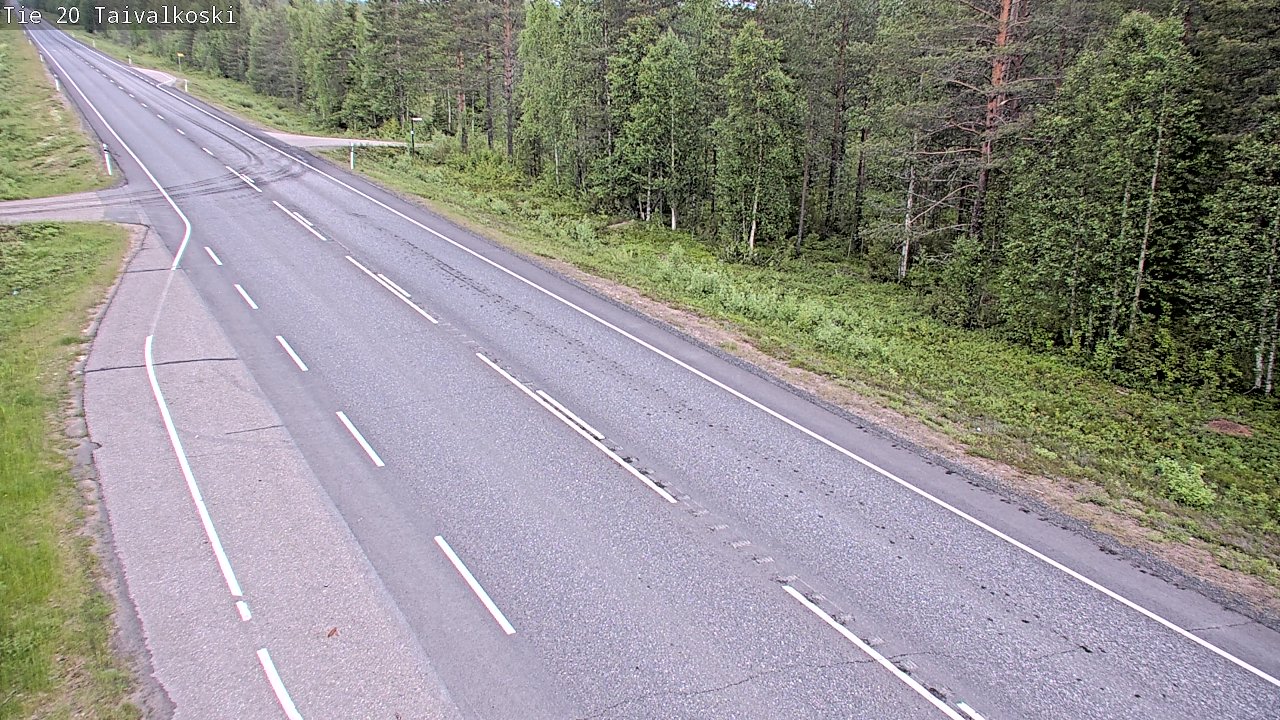 Kelikamerat Kuva Tie 20 Taivalkoski, Taivalkoski, Pohjois-Pohjanmaa
