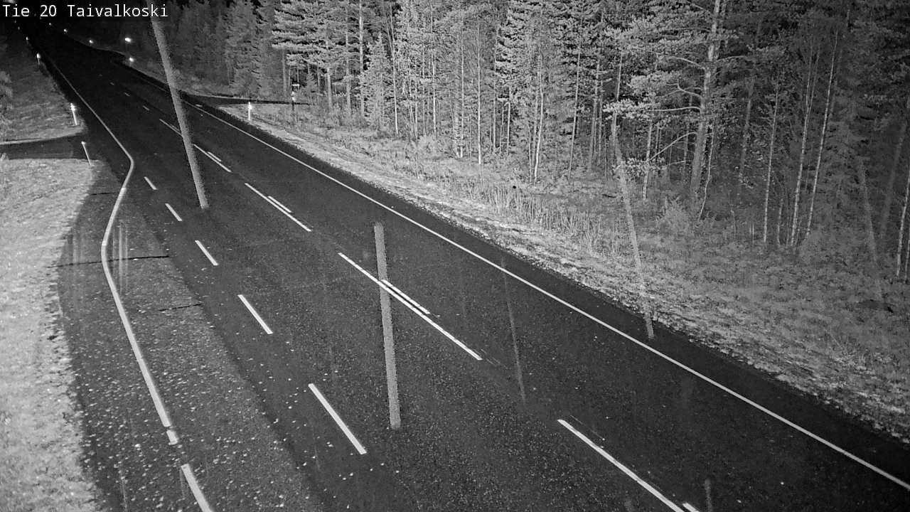 Weather Camera Image Road 20 Taivalkoski, Taivalkoski, Pohjois-Pohjanmaa
