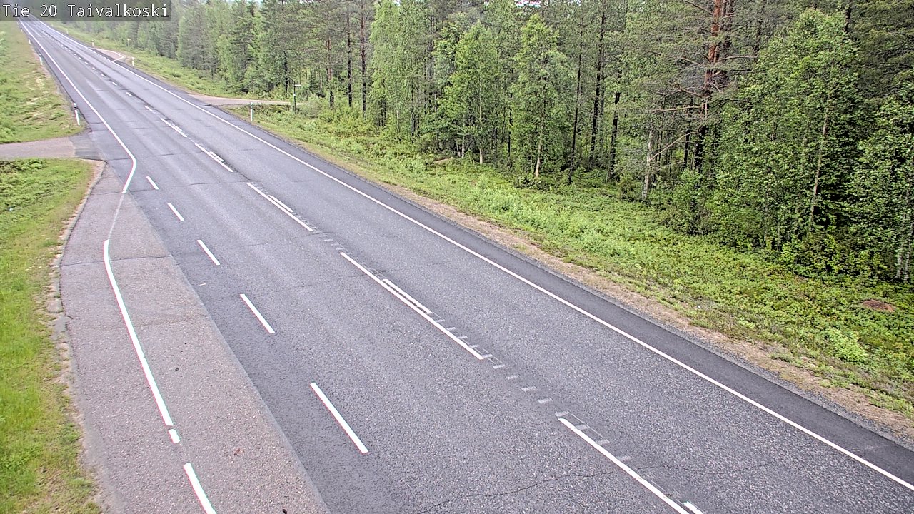 Kelikamerat Kuva Tie 20 Taivalkoski, Taivalkoski, Pohjois-Pohjanmaa