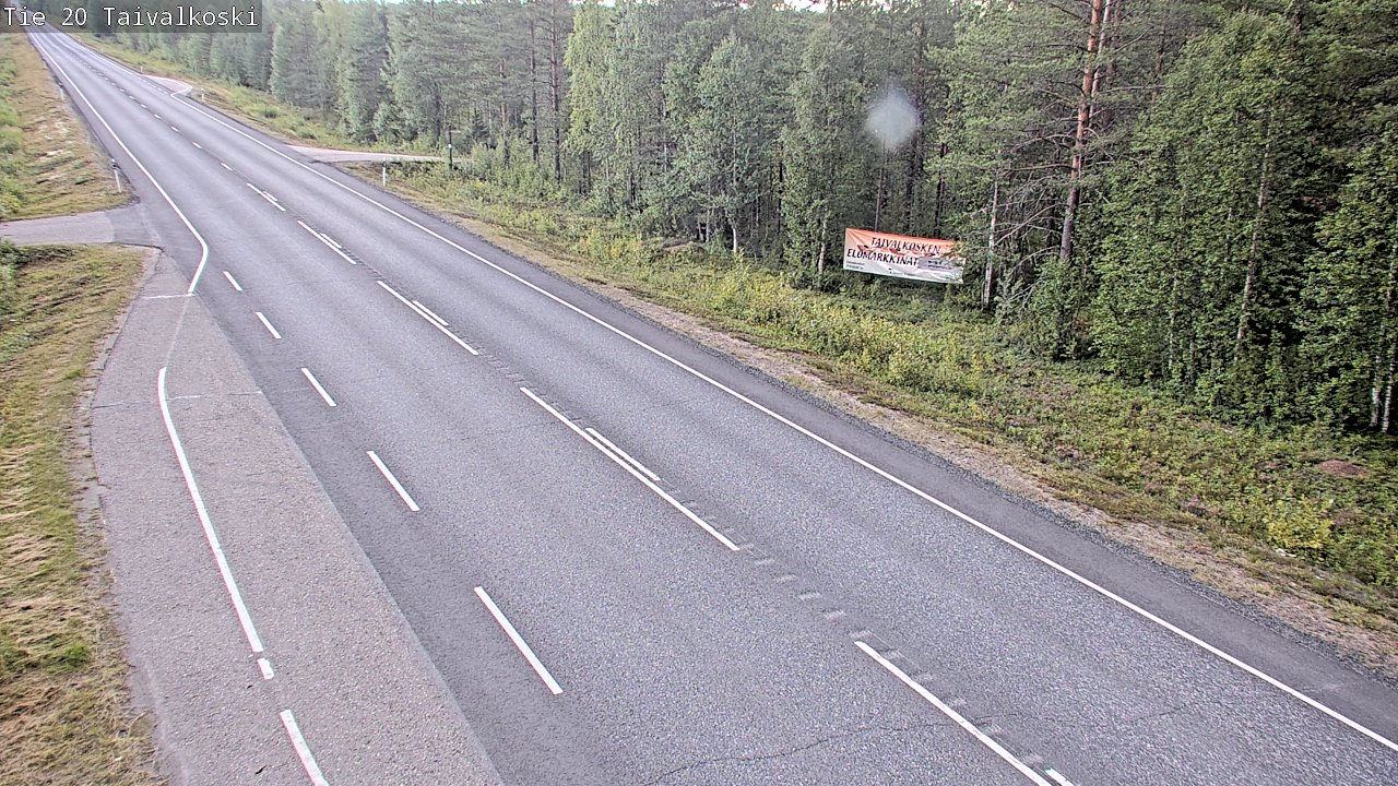 Kelikamerat Kuva Tie 20 Taivalkoski, Taivalkoski, Pohjois-Pohjanmaa