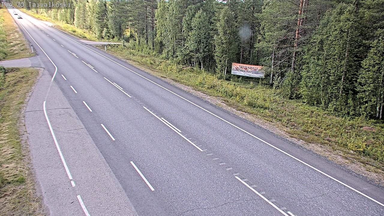 Kelikamerat Kuva Tie 20 Taivalkoski, Taivalkoski, Pohjois-Pohjanmaa