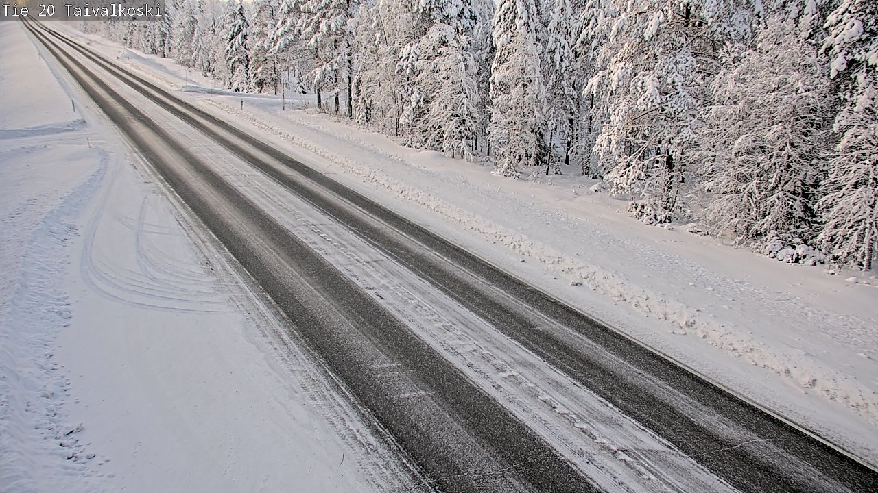 Weather Camera Image Road 20 Taivalkoski, Taivalkoski, Pohjois-Pohjanmaa