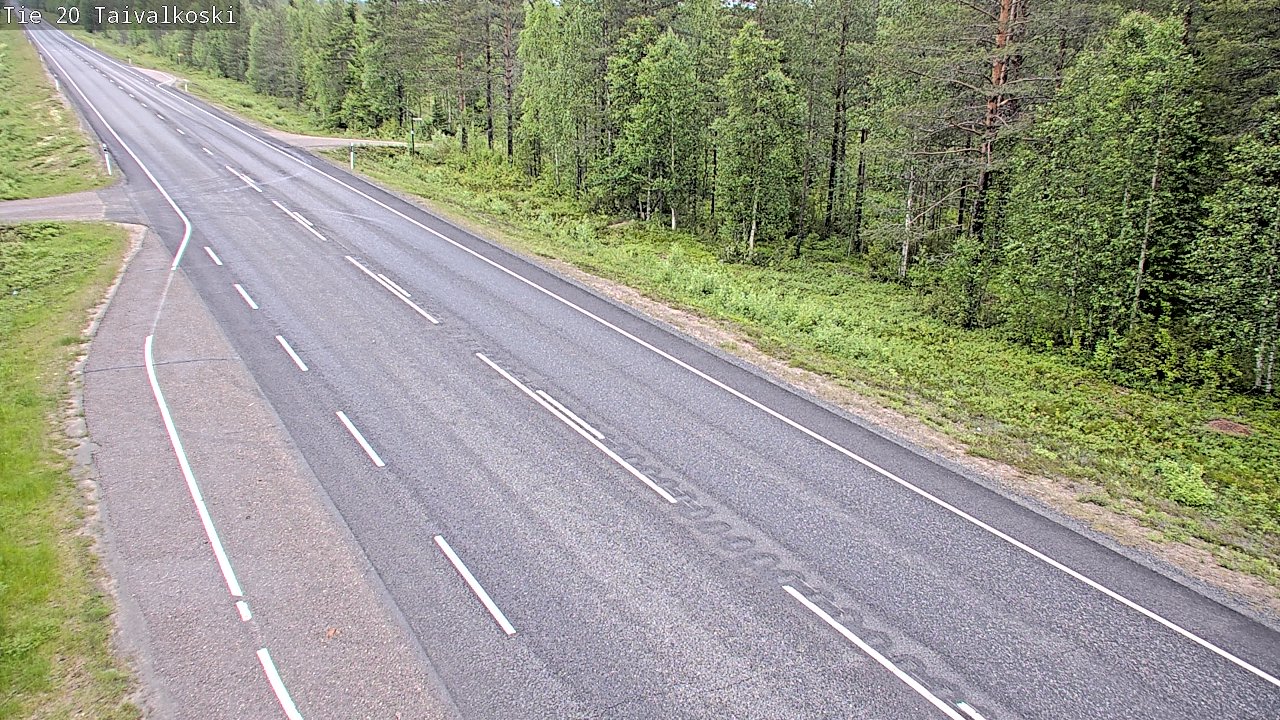Kelikamerat Kuva Tie 20 Taivalkoski, Taivalkoski, Pohjois-Pohjanmaa