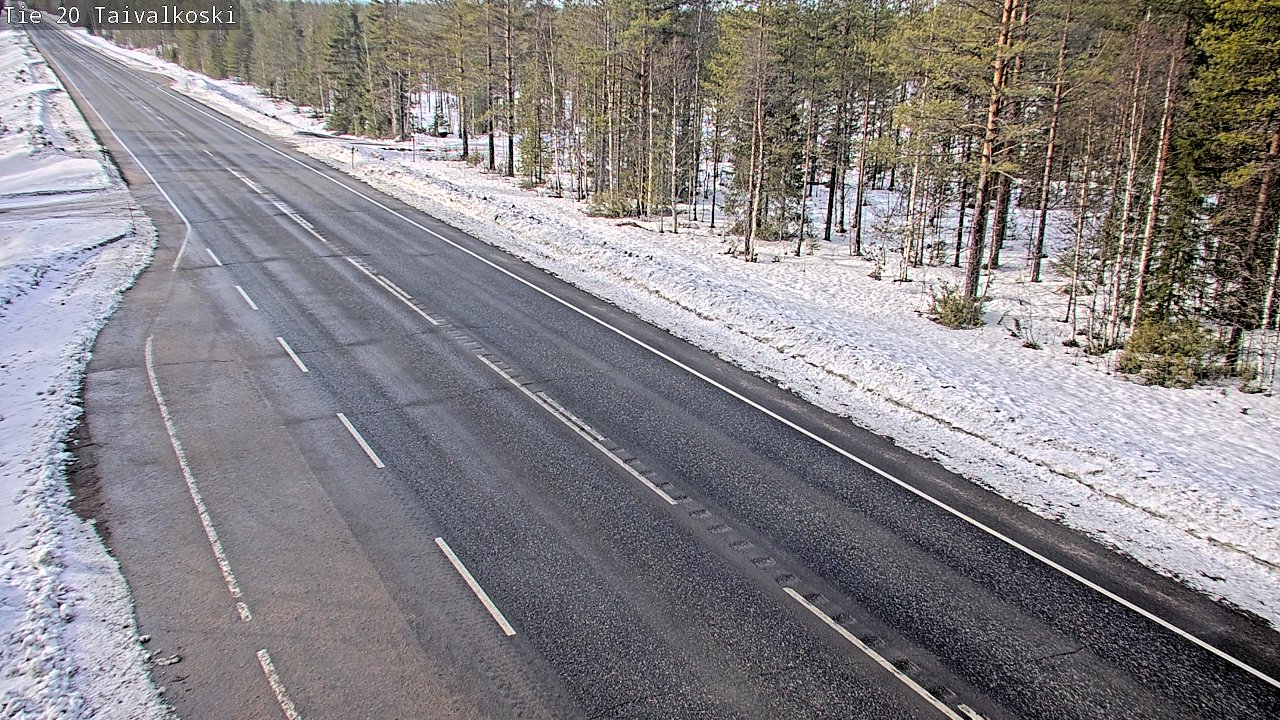 Kelikamerat Kuva Tie 20 Taivalkoski, Taivalkoski, Pohjois-Pohjanmaa