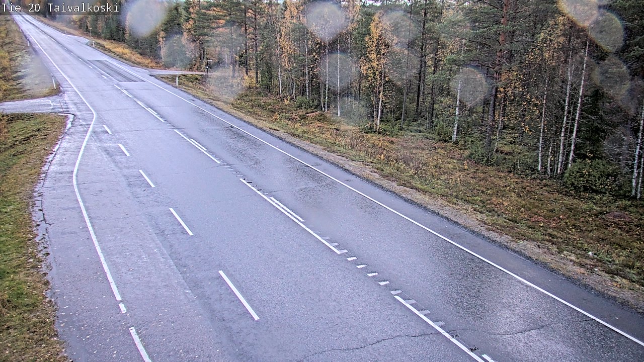 Weather Camera Image Road 20 Taivalkoski, Taivalkoski, Pohjois-Pohjanmaa