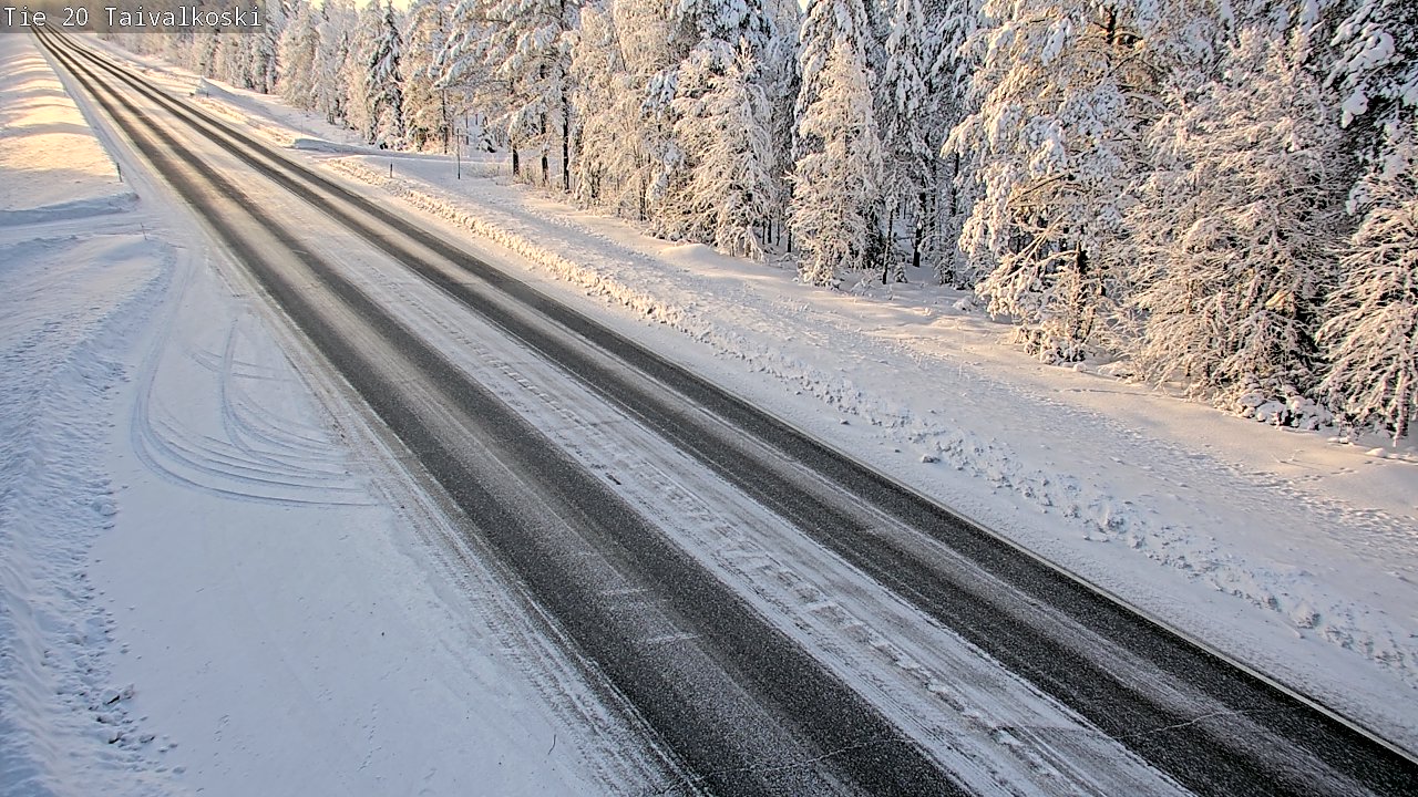Weather Camera Image Road 20 Taivalkoski, Taivalkoski, Pohjois-Pohjanmaa