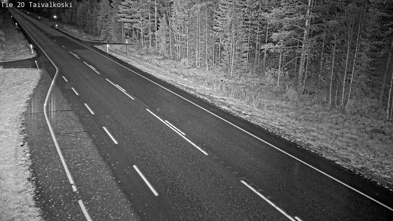 Weather Camera Image Road 20 Taivalkoski, Taivalkoski, Pohjois-Pohjanmaa