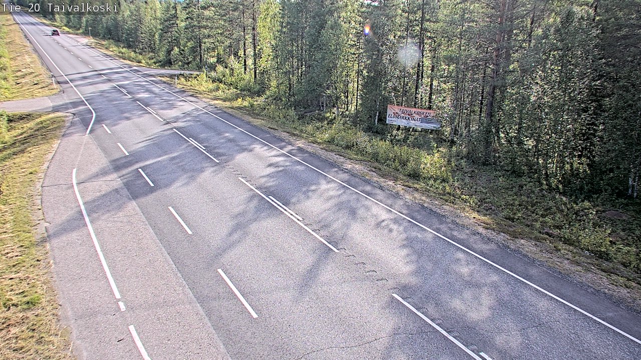 Kelikamerat Kuva Tie 20 Taivalkoski, Taivalkoski, Pohjois-Pohjanmaa