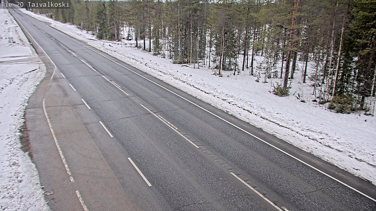 Kelikamerat Kuva Tie 20 Taivalkoski, Taivalkoski, Pohjois-Pohjanmaa