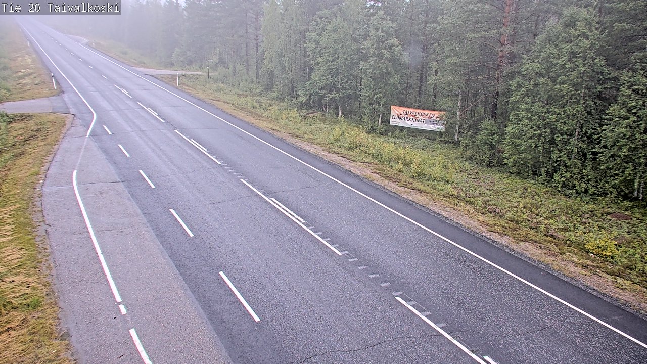 Kelikamerat Kuva Tie 20 Taivalkoski, Taivalkoski, Pohjois-Pohjanmaa