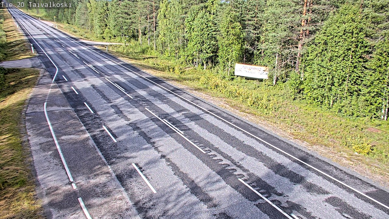 Weather Camera Image Road 20 Taivalkoski, Taivalkoski, Pohjois-Pohjanmaa