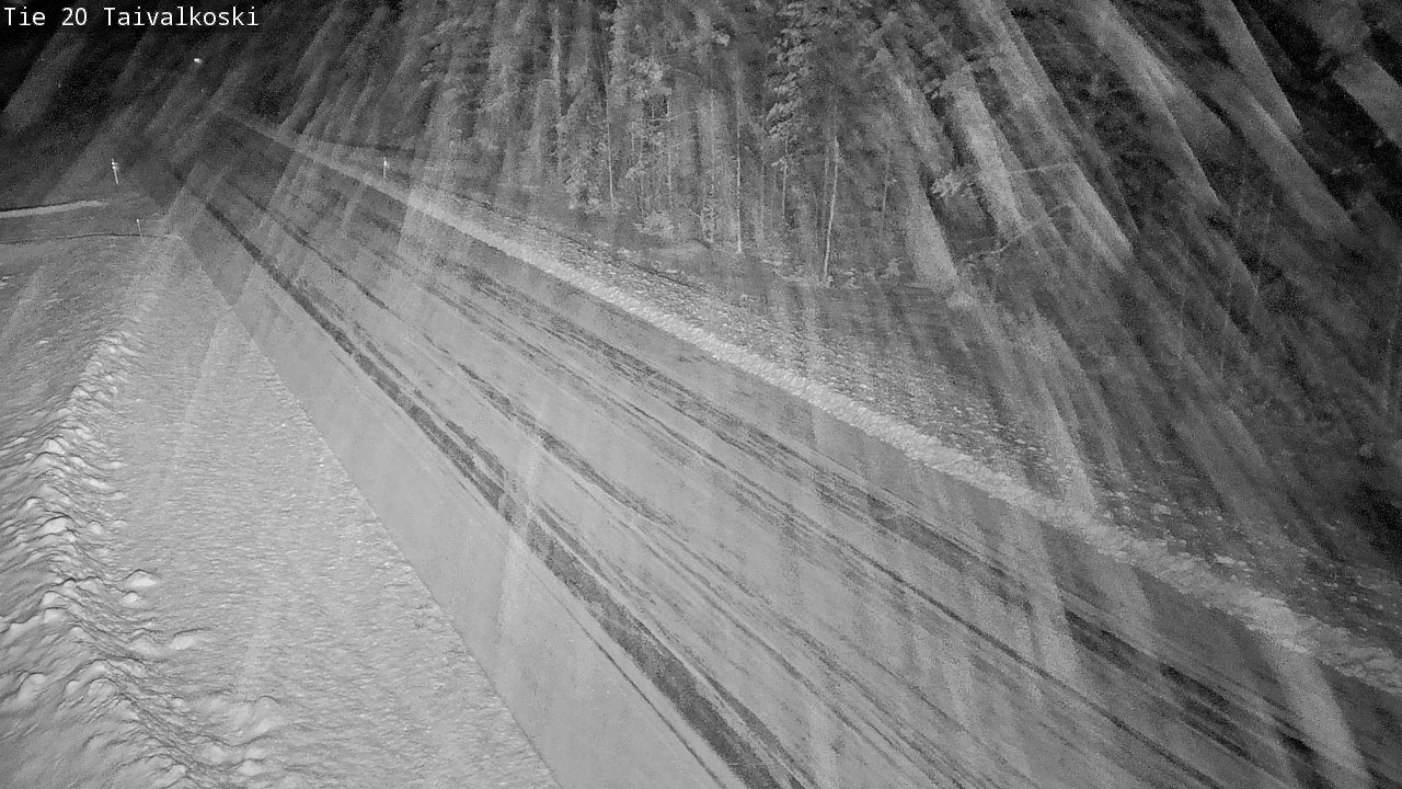 Weather Camera Image Road 20 Taivalkoski, Taivalkoski, Pohjois-Pohjanmaa