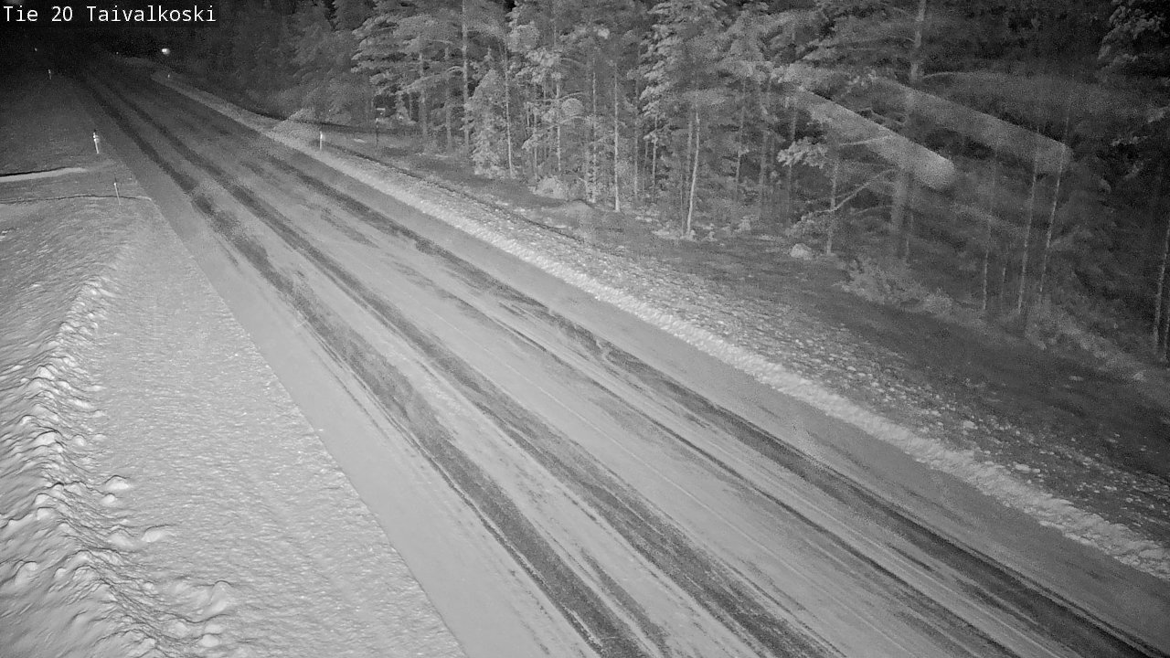 Weather Camera Image Road 20 Taivalkoski, Taivalkoski, Pohjois-Pohjanmaa