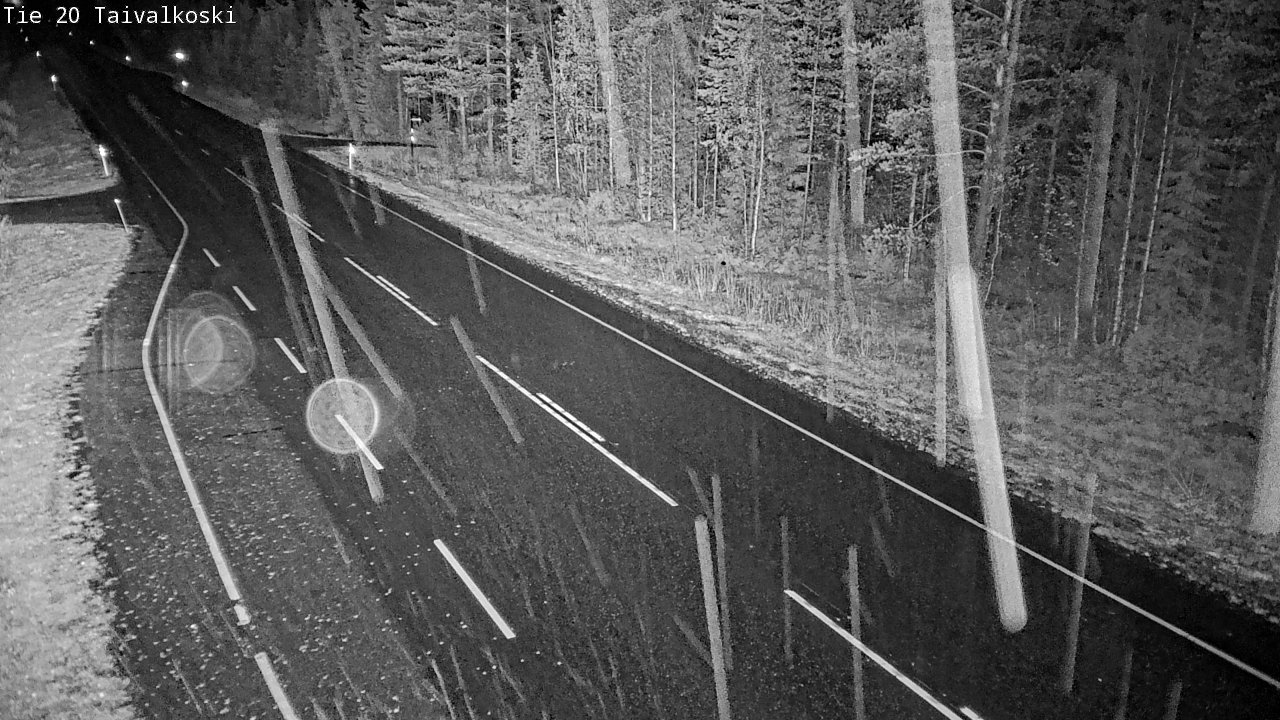 Weather Camera Image Road 20 Taivalkoski, Taivalkoski, Pohjois-Pohjanmaa