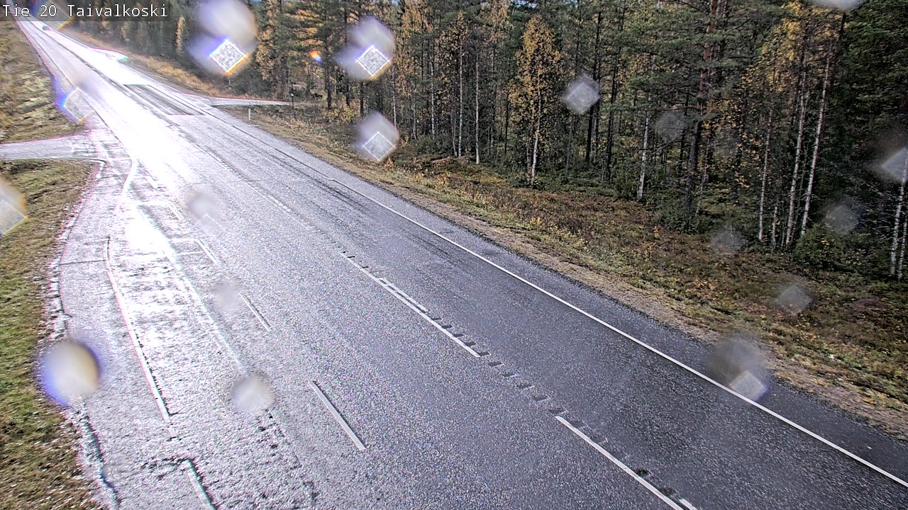 Weather Camera Image Road 20 Taivalkoski, Taivalkoski, Pohjois-Pohjanmaa
