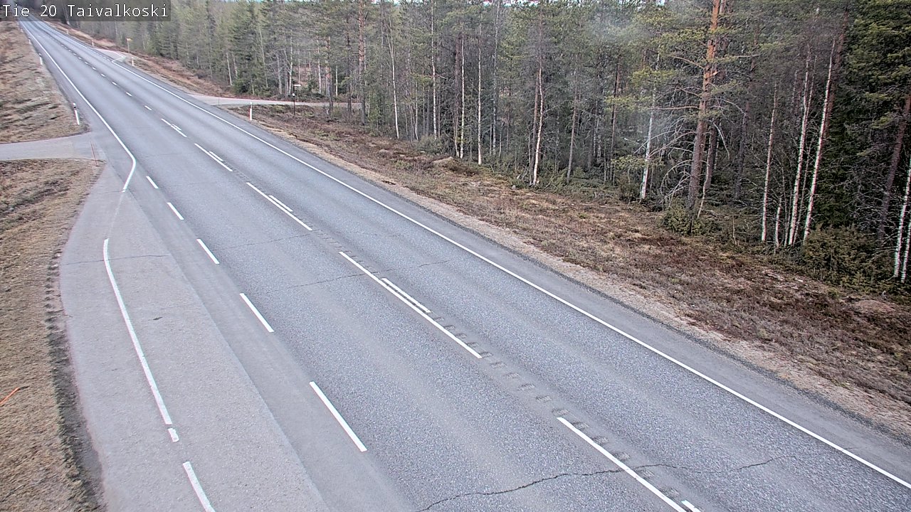 Kelikamerat Kuva Tie 20 Taivalkoski, Taivalkoski, Pohjois-Pohjanmaa