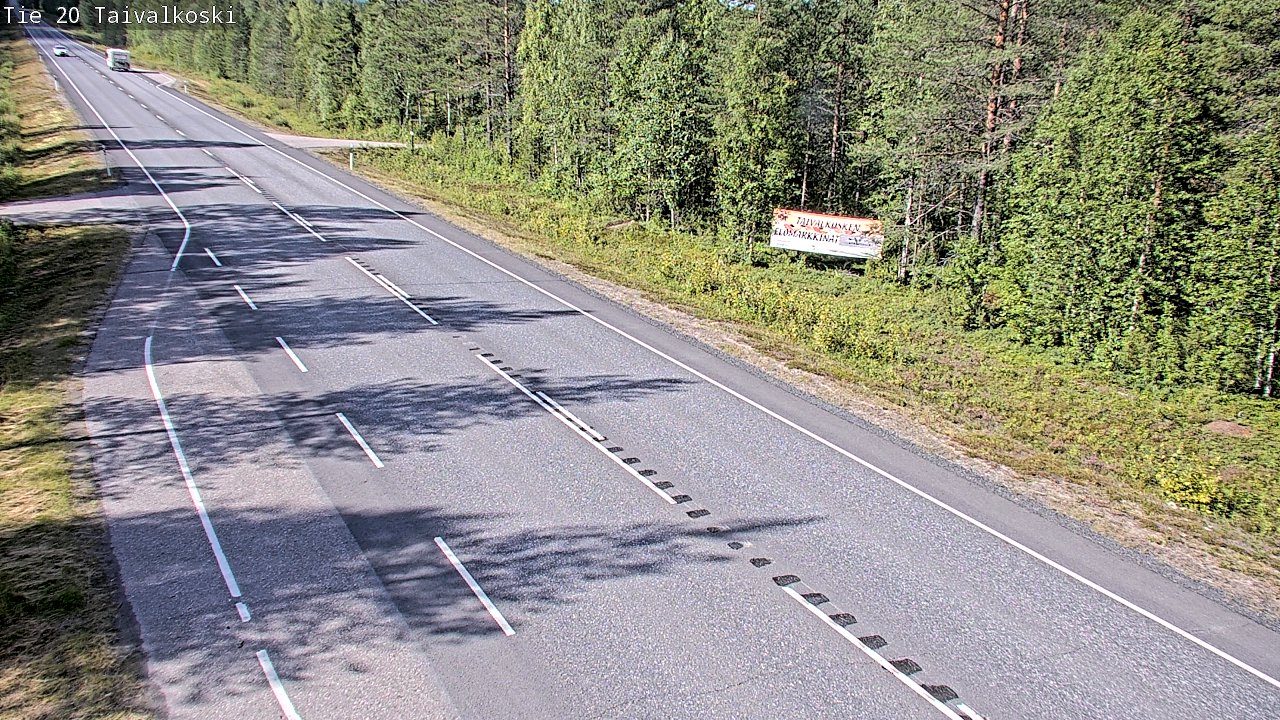 Kelikamerat Kuva Tie 20 Taivalkoski, Taivalkoski, Pohjois-Pohjanmaa