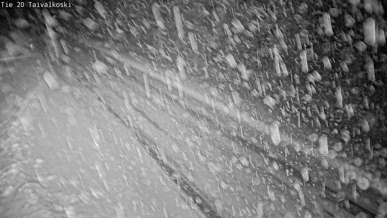 Weather Camera Image Road 20 Taivalkoski, Taivalkoski, Pohjois-Pohjanmaa