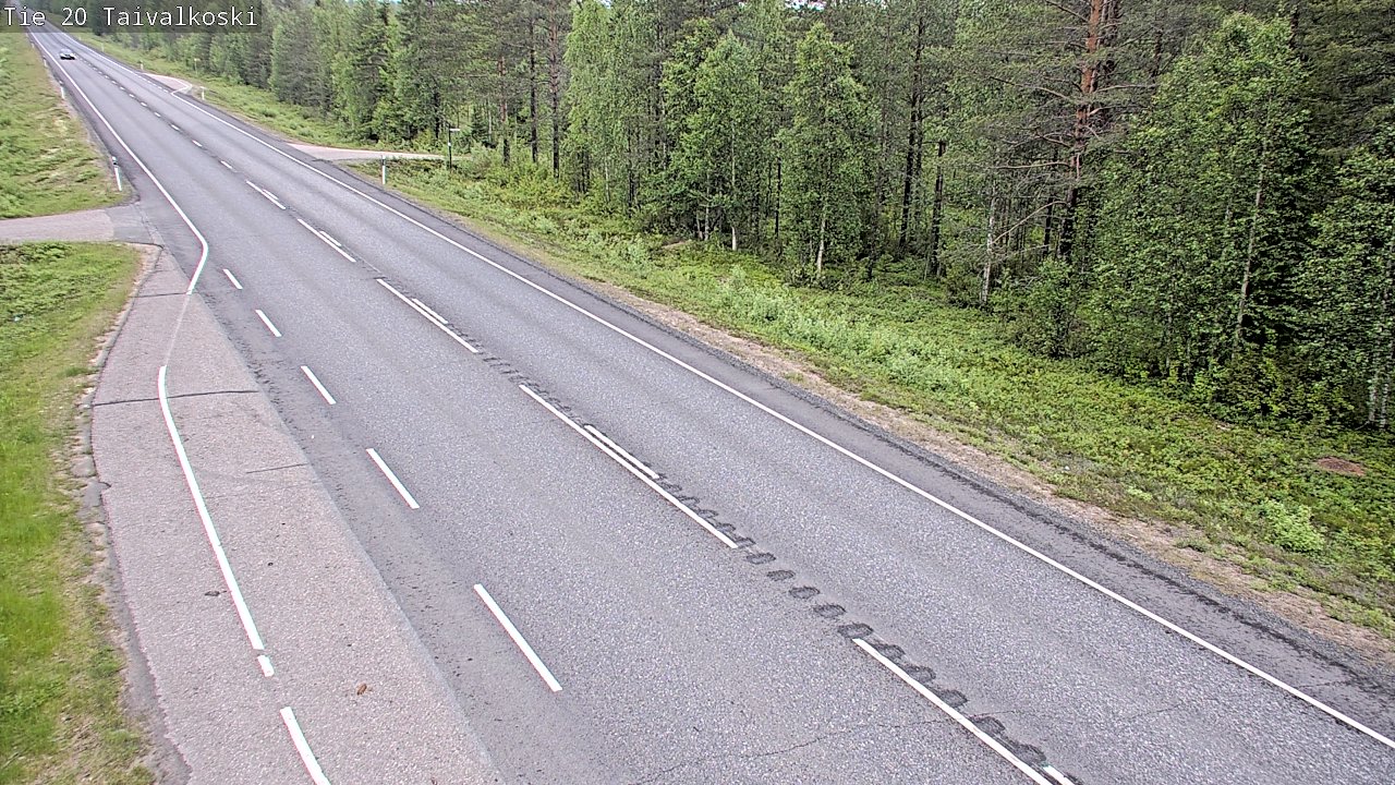 Kelikamerat Kuva Tie 20 Taivalkoski, Taivalkoski, Pohjois-Pohjanmaa