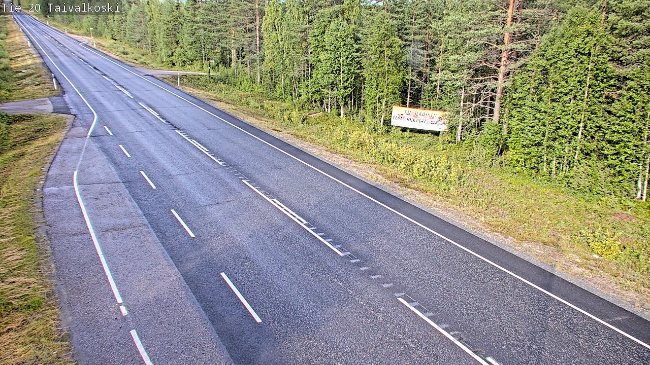 Kelikamerat Kuva Tie 20 Taivalkoski, Taivalkoski, Pohjois-Pohjanmaa