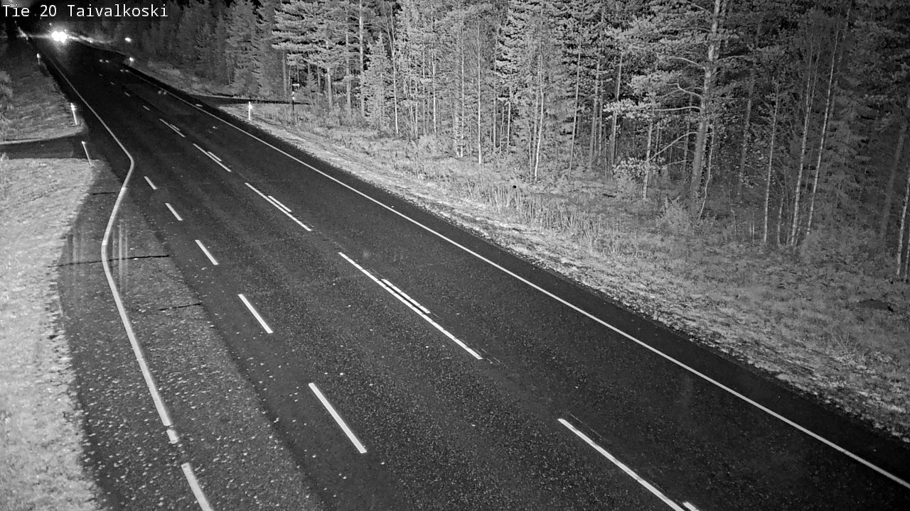 Weather Camera Image Road 20 Taivalkoski, Taivalkoski, Pohjois-Pohjanmaa