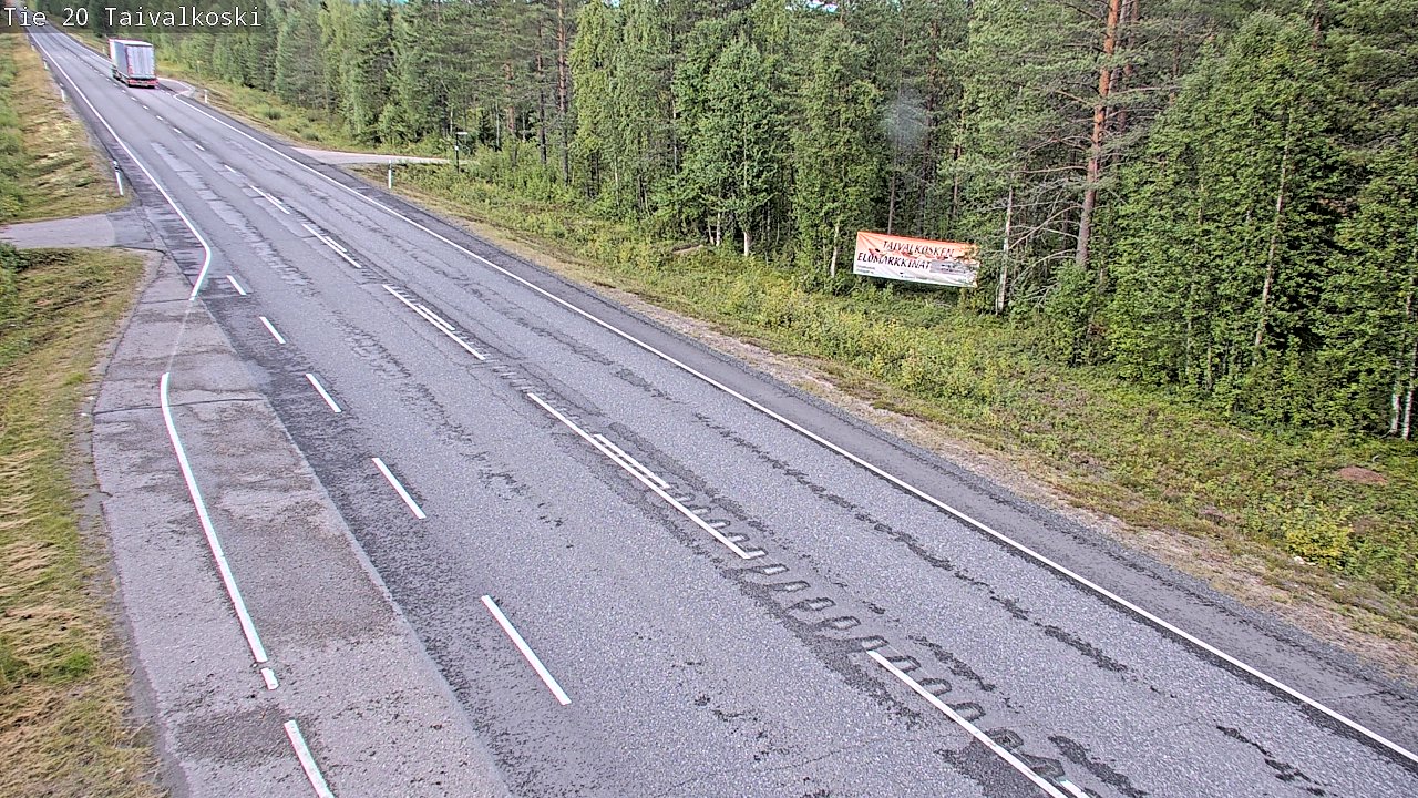Kelikamerat Kuva Tie 20 Taivalkoski, Taivalkoski, Pohjois-Pohjanmaa