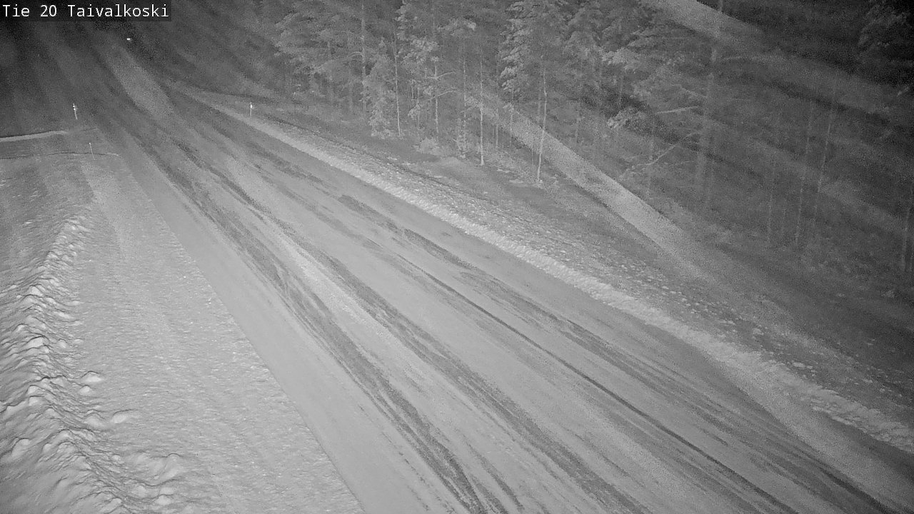 Weather Camera Image Road 20 Taivalkoski, Taivalkoski, Pohjois-Pohjanmaa
