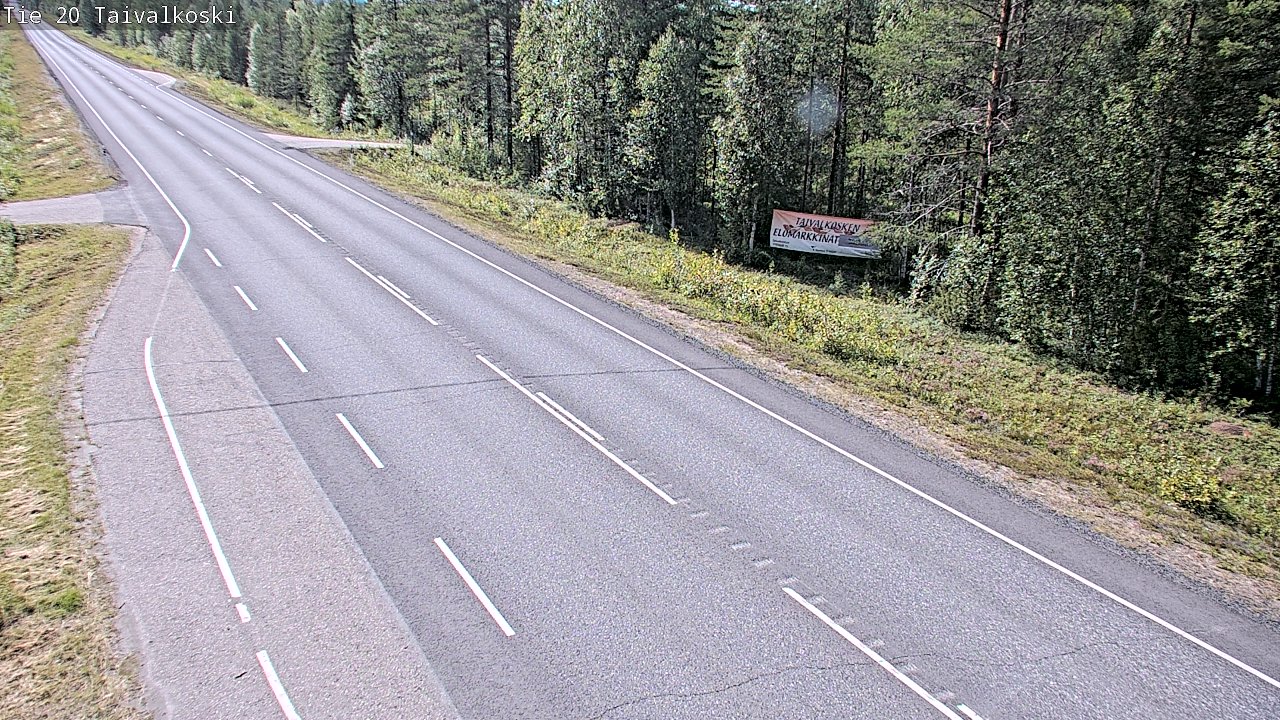 Kelikamerat Kuva Tie 20 Taivalkoski, Taivalkoski, Pohjois-Pohjanmaa