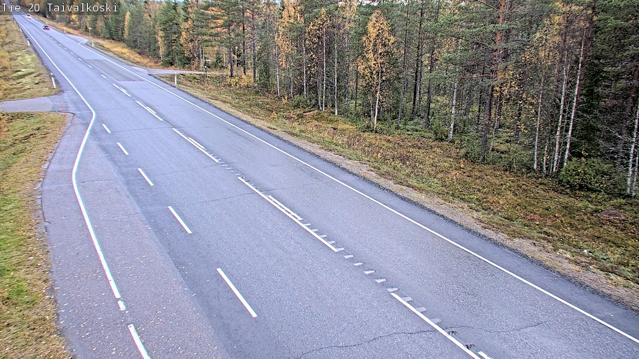 Weather Camera Image Road 20 Taivalkoski, Taivalkoski, Pohjois-Pohjanmaa