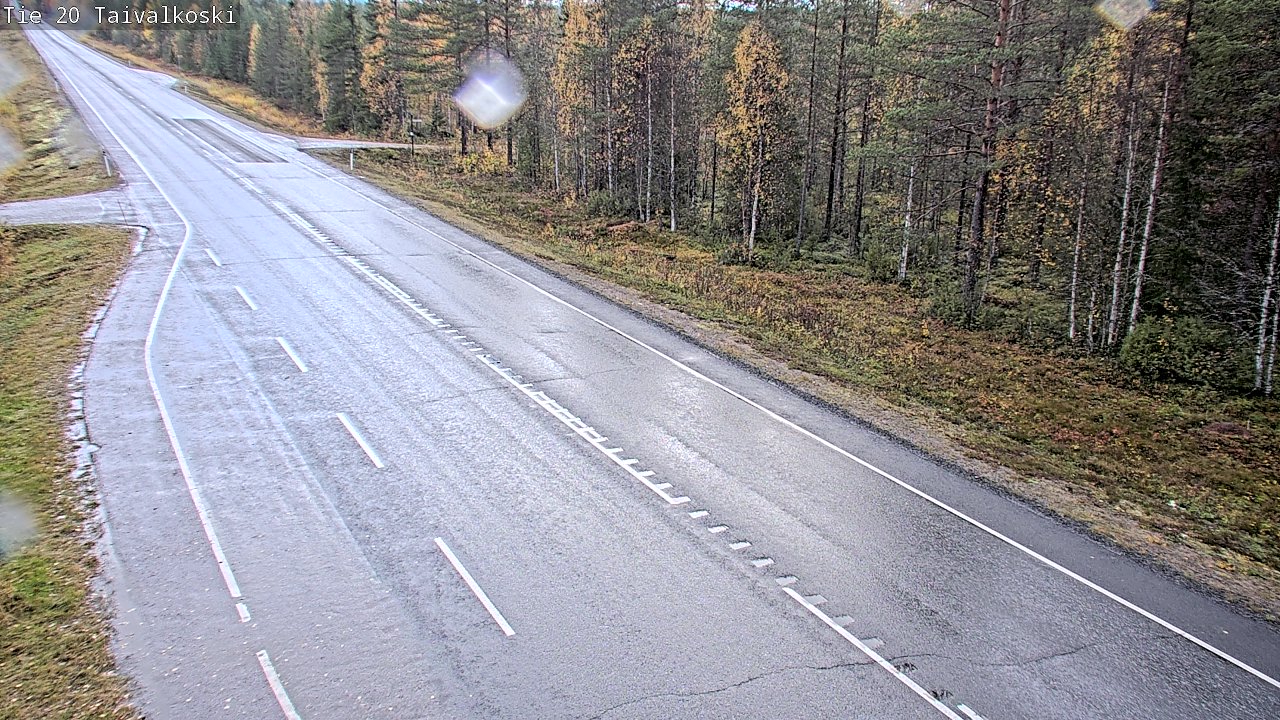 Weather Camera Image Road 20 Taivalkoski, Taivalkoski, Pohjois-Pohjanmaa