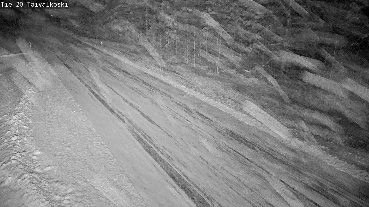 Weather Camera Image Road 20 Taivalkoski, Taivalkoski, Pohjois-Pohjanmaa