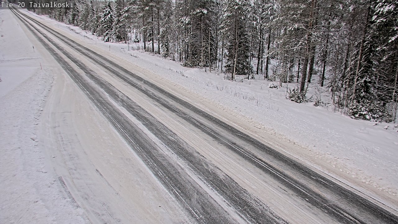 Weather Camera Image Road 20 Taivalkoski, Taivalkoski, Pohjois-Pohjanmaa