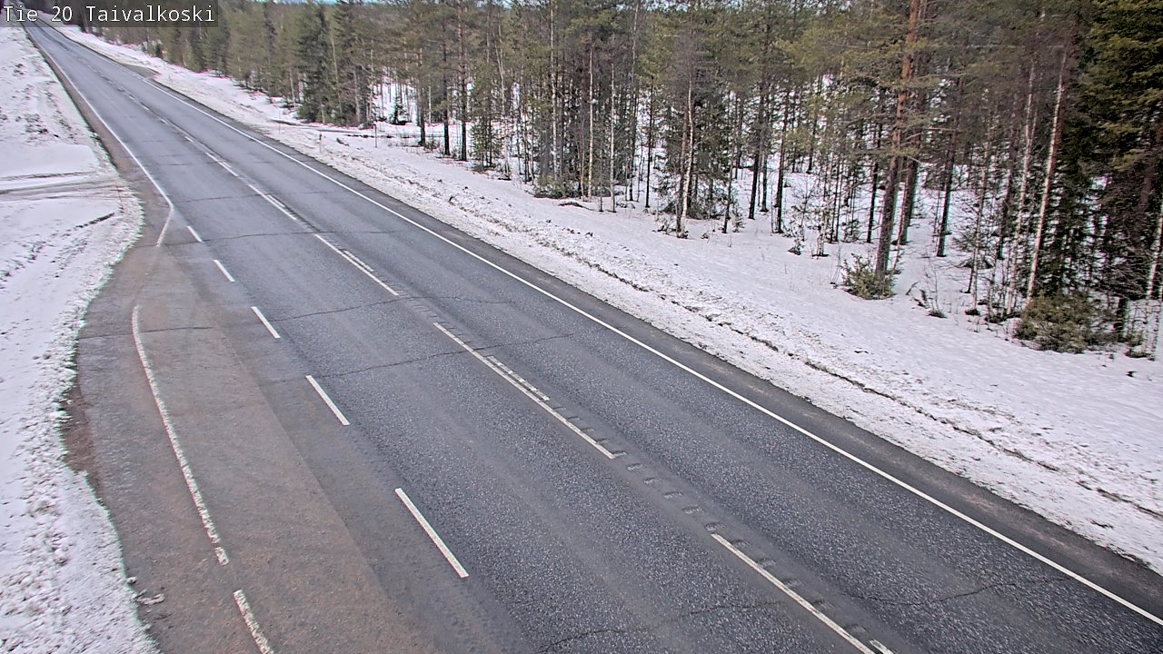 Kelikamerat Kuva Tie 20 Taivalkoski, Taivalkoski, Pohjois-Pohjanmaa
