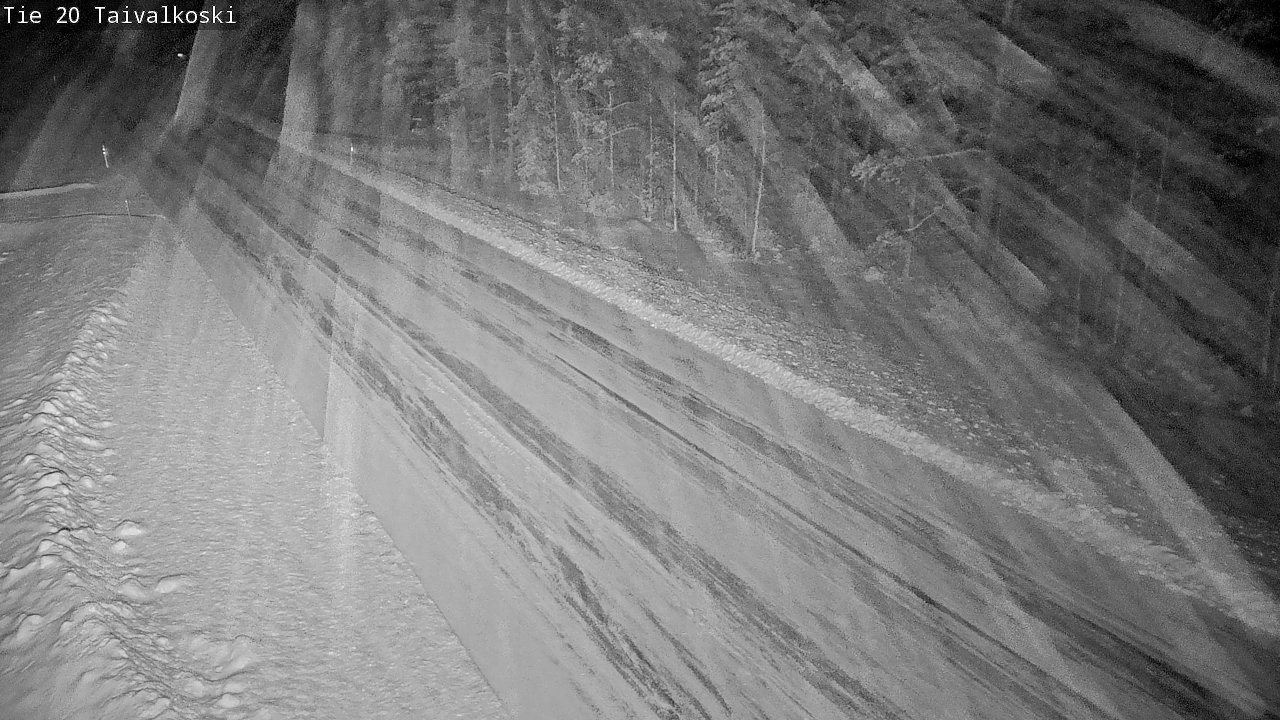 Weather Camera Image Road 20 Taivalkoski, Taivalkoski, Pohjois-Pohjanmaa