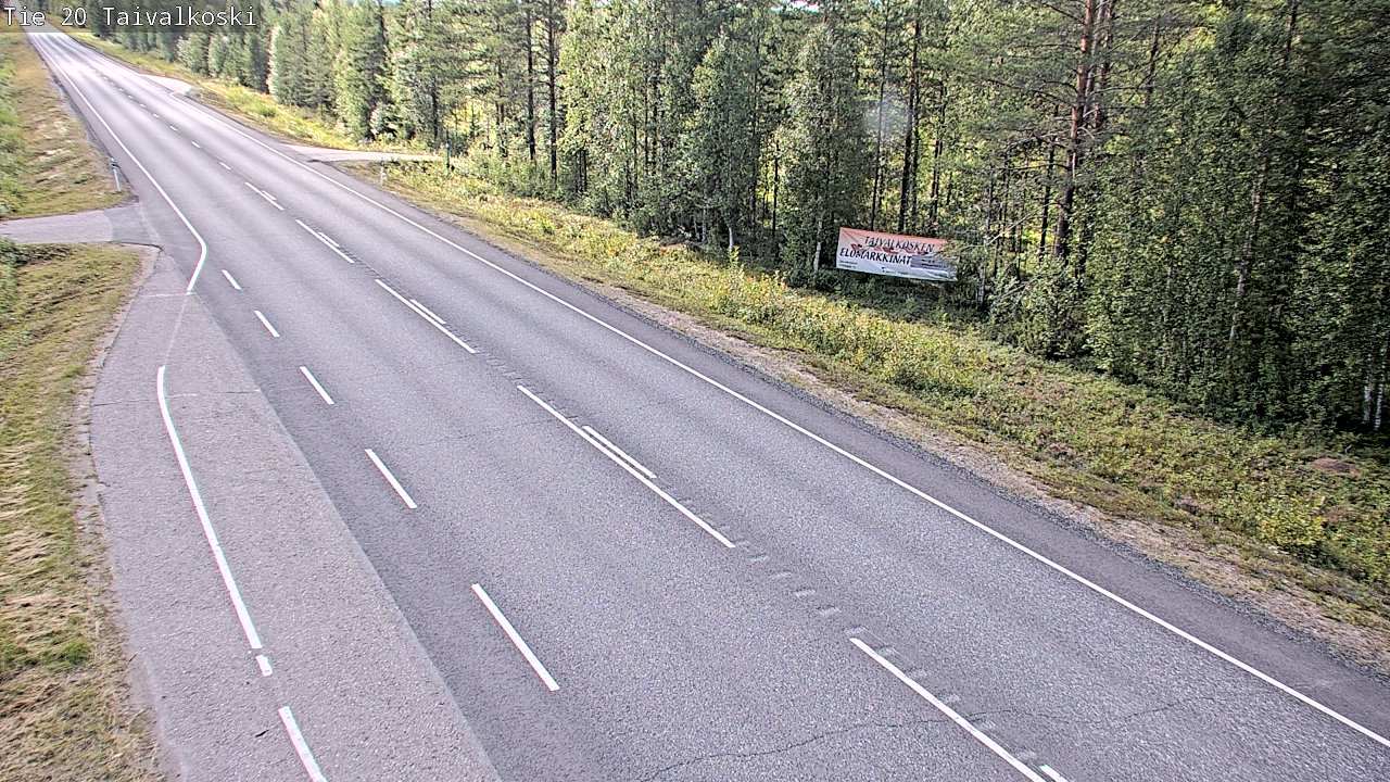 Kelikamerat Kuva Tie 20 Taivalkoski, Taivalkoski, Pohjois-Pohjanmaa