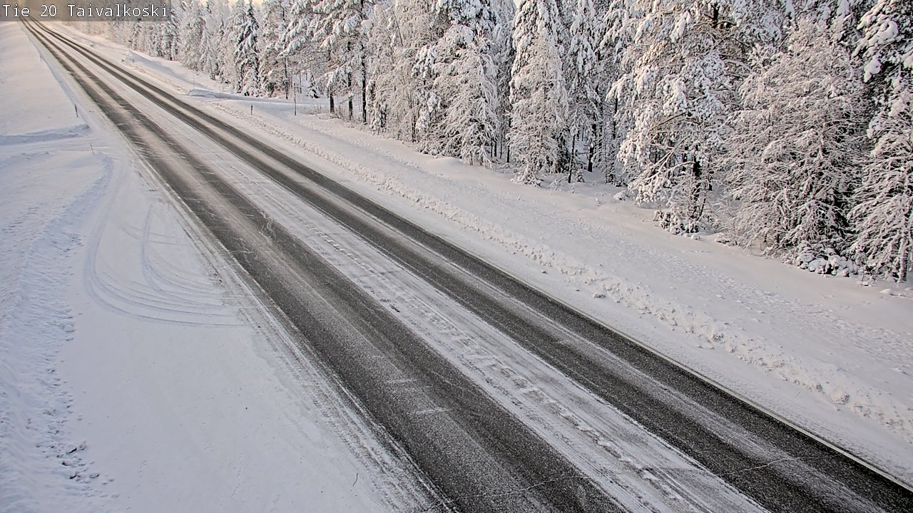 Weather Camera Image Road 20 Taivalkoski, Taivalkoski, Pohjois-Pohjanmaa