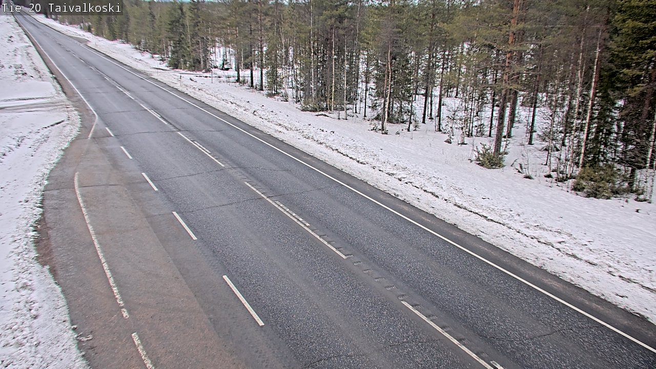 Kelikamerat Kuva Tie 20 Taivalkoski, Taivalkoski, Pohjois-Pohjanmaa